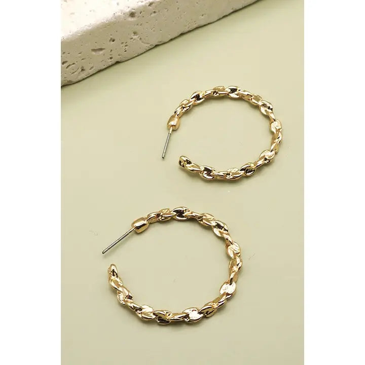 Link Hoop Earrings