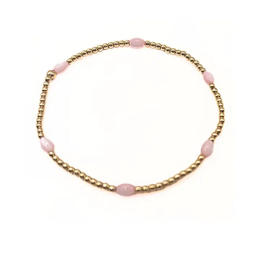 The Aspen Bracelet in Pink Opal
