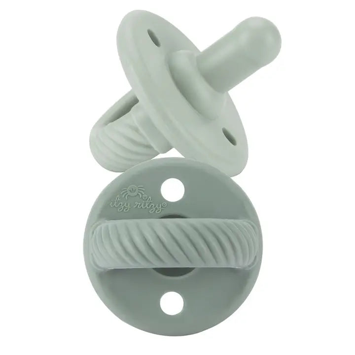 Sweetie Soother Pacifier Set - Agave + Succulent Cables