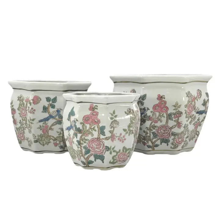 Ceramic Chinoiserie Multi Floral