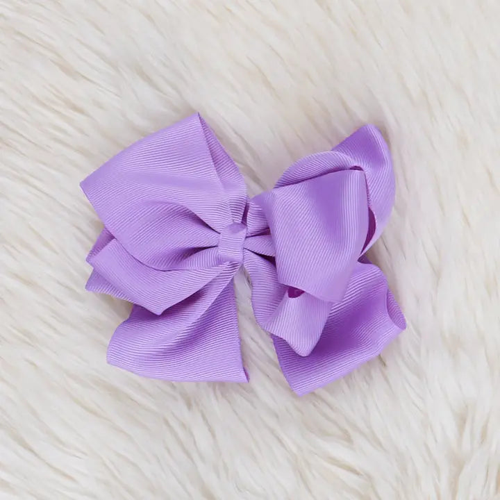 5 Inch Orchid Bow