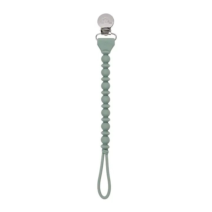 Succulent Beaded Silicone One-Piece Pacifier Clip