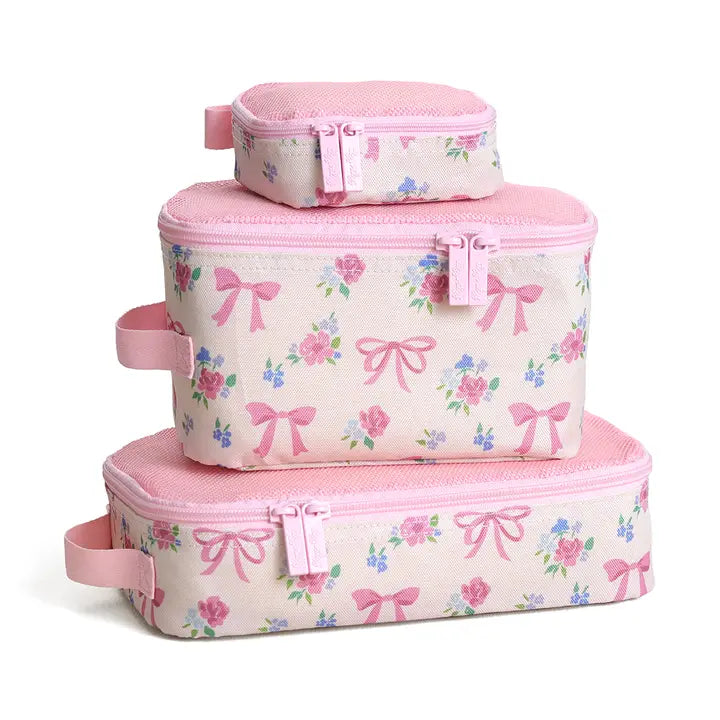 Ribbons + Roses Packing Cubes