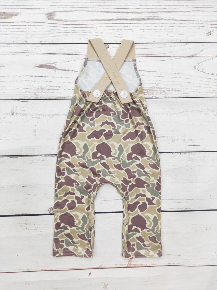 Baby Boy Camouflage Deer Overalls
