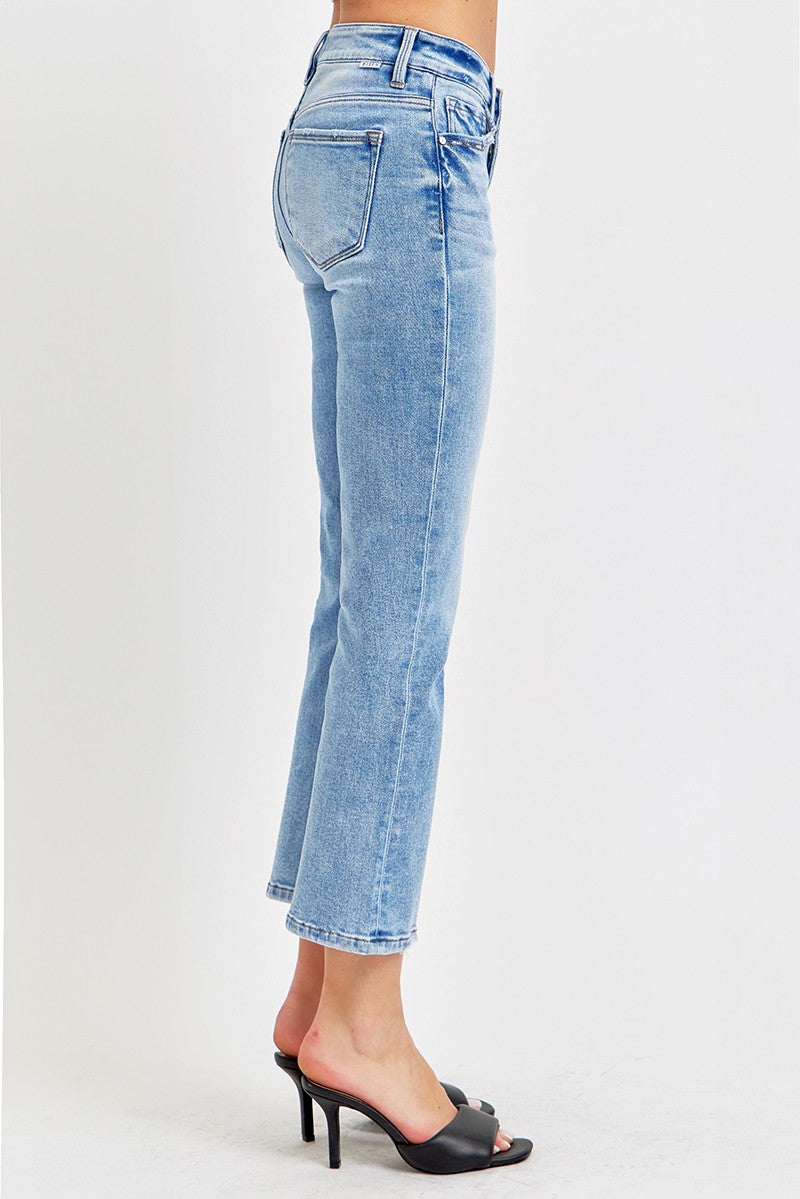 Risen Low Risen Crop Jeans
