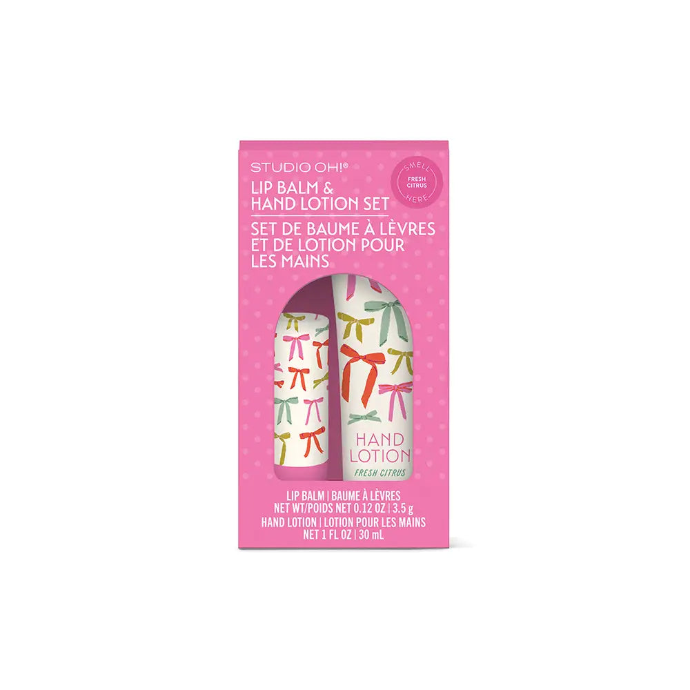 Put a Bow On It Lip Balm & Hand Lotion Set