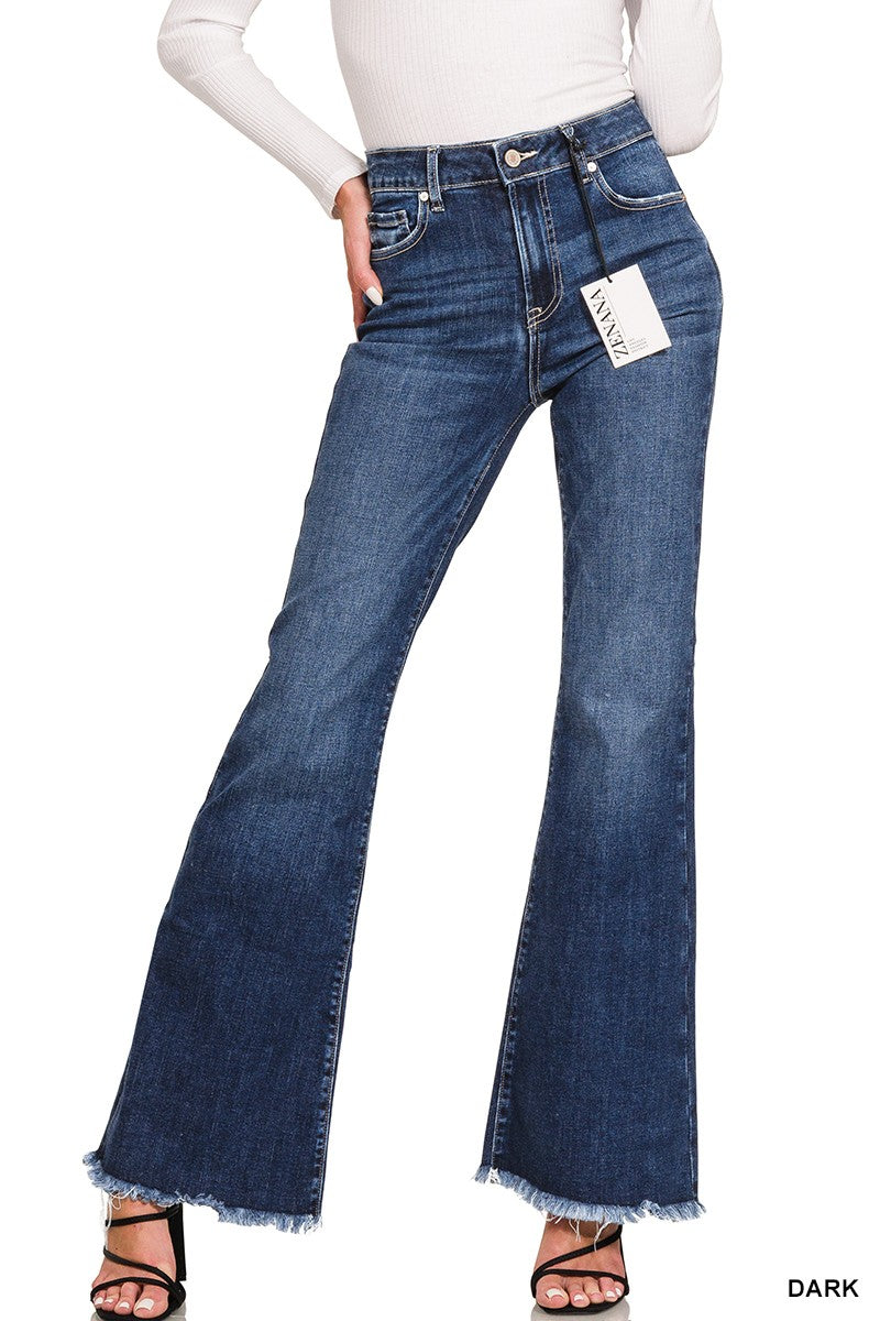 Zenana High Rise Bell Bottom Jeans