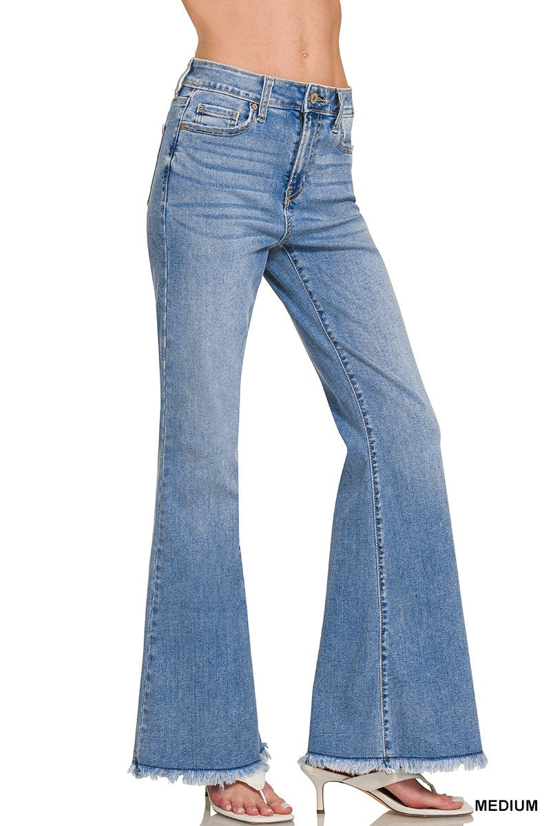 Zenana High Rise Bell Bottom Jeans