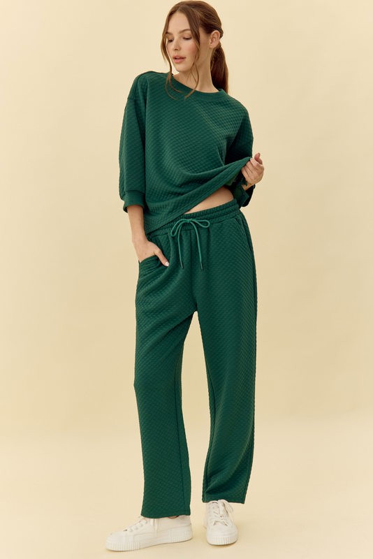 Hunter Green 2 Piece Set