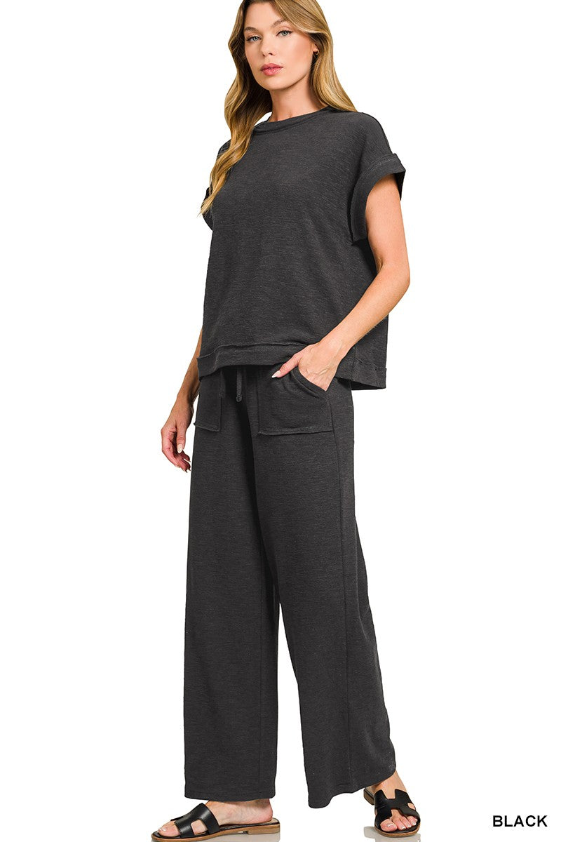 Black Two-Piece Set