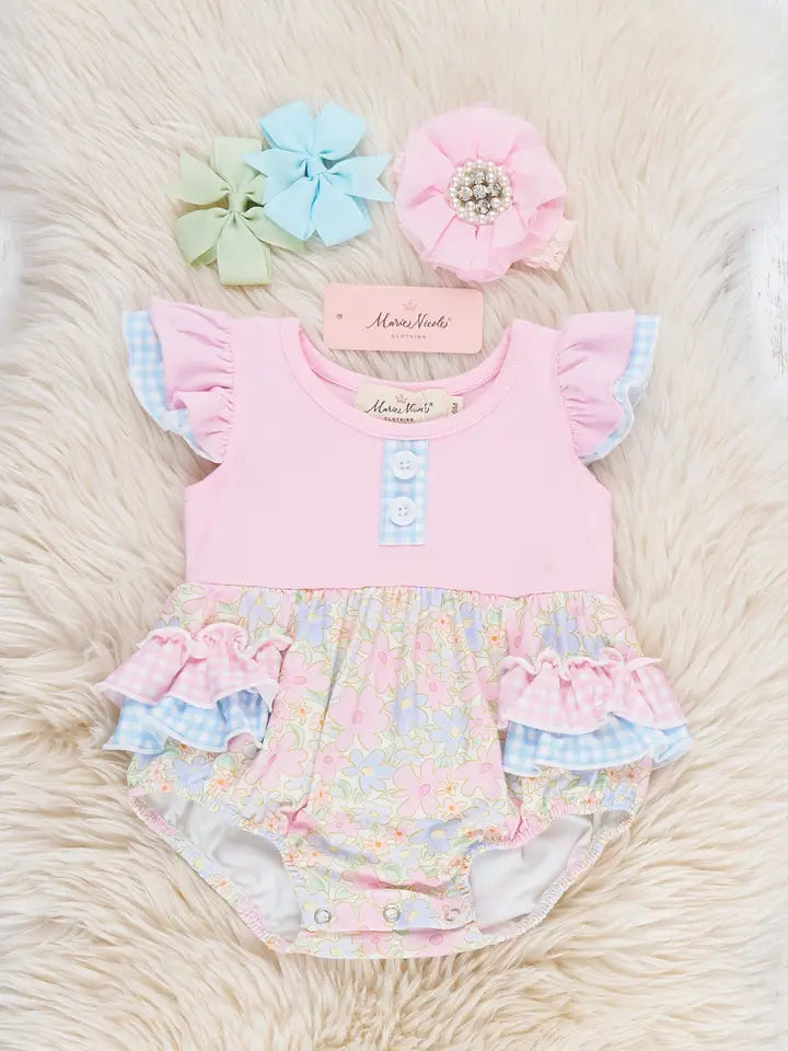 Sweet Meadow Ruffle Romper