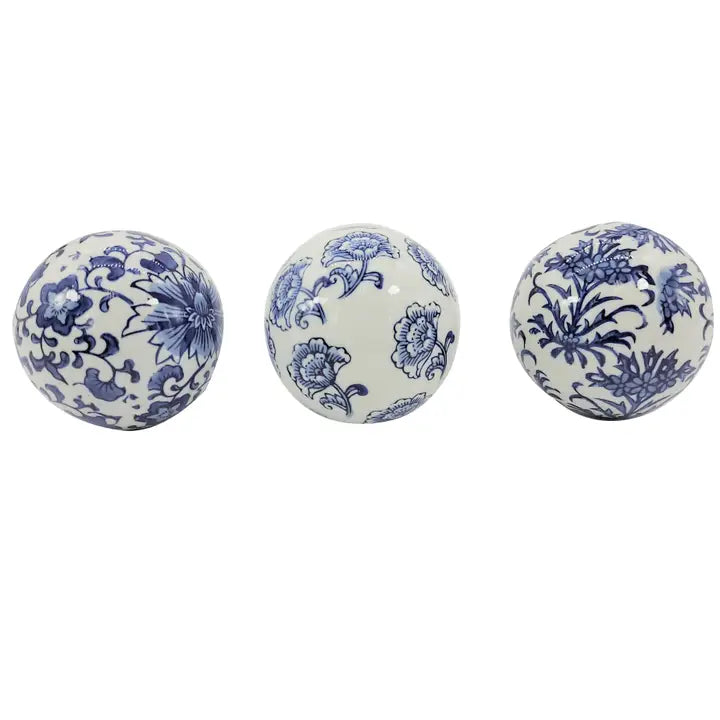 Ceramic Chinoiserie Vase Filler Balls