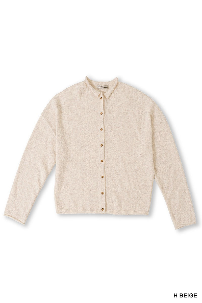 Heather Beige Sweater
