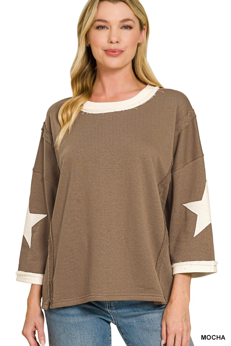 Mocha Star Top
