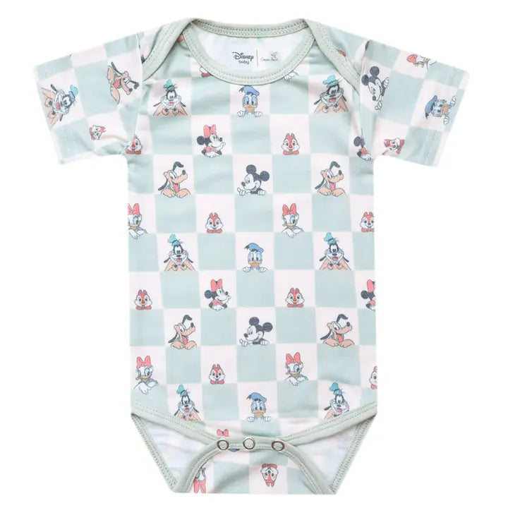 Short Sleeve Bodysuit - Mickey Mouse & Friends