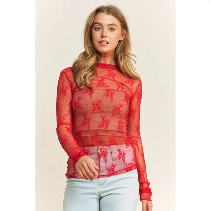 Red Layering Tee