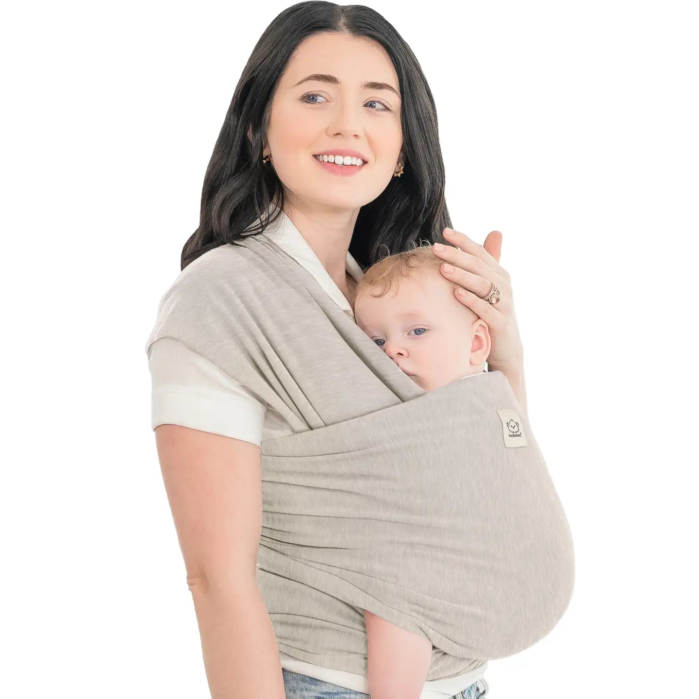 Stone Gray Baby Wrap Carrier