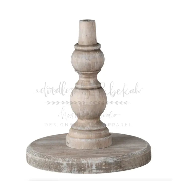 Brown and White Base Topper