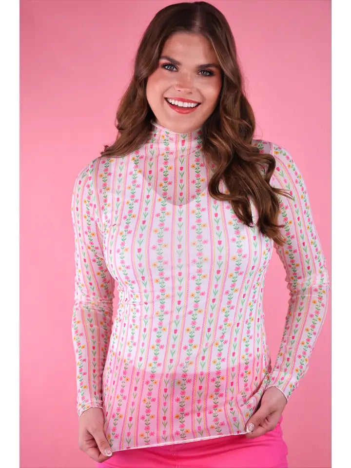 Keigan Mesh Top
