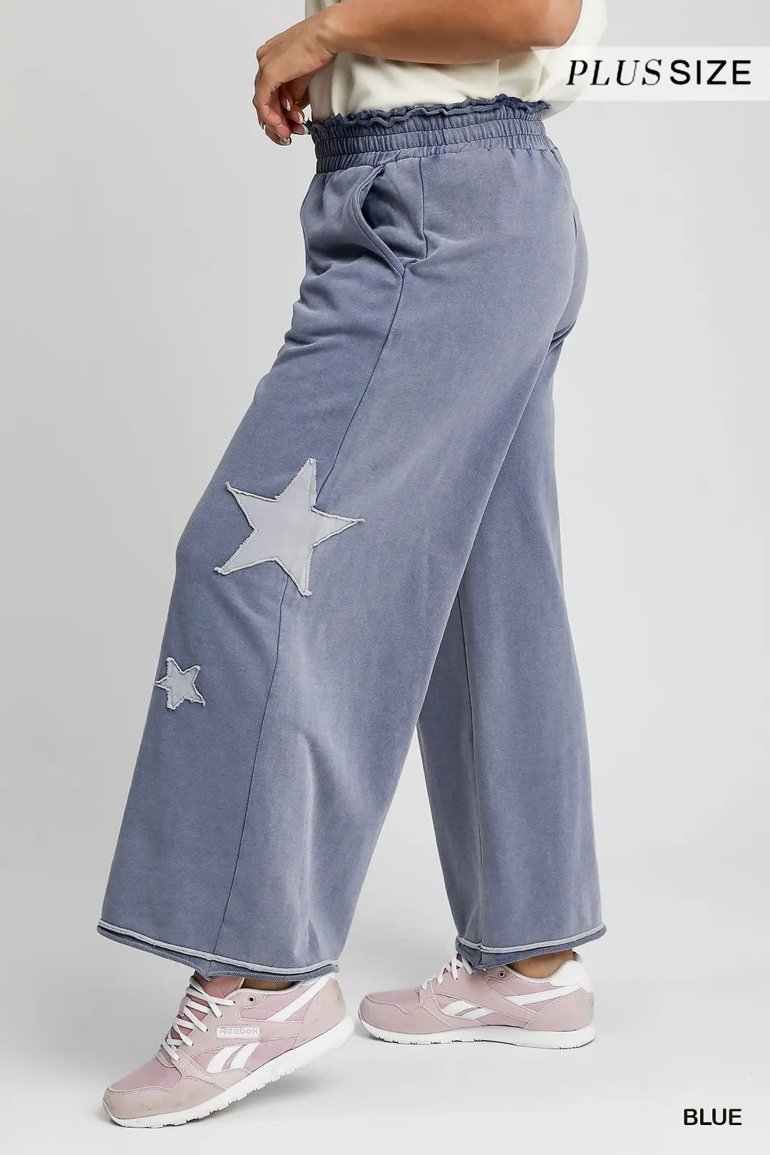 Plus French Terry Star Pants