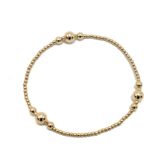 The Nantucket Collection 2*6 14k Gold-filled Beaded Bracelet