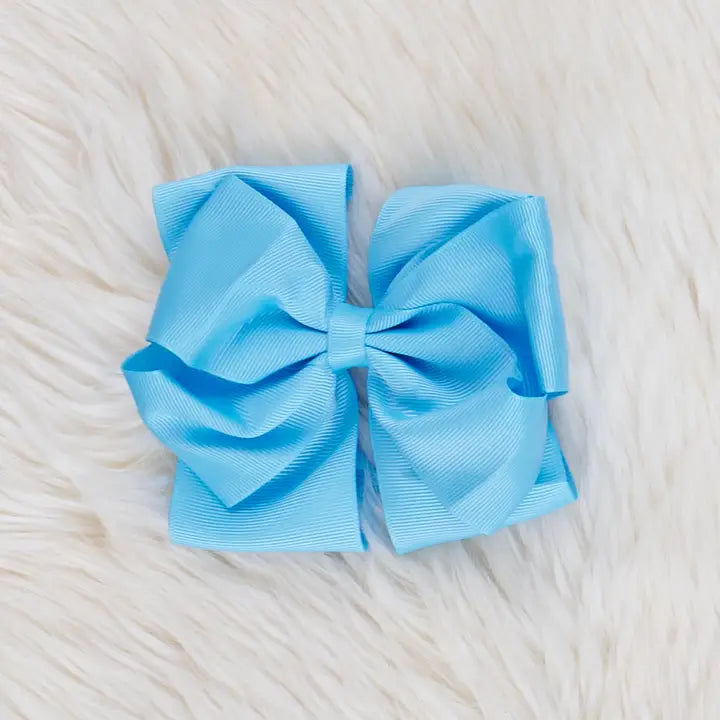 5 Inch Blue Mist Bow