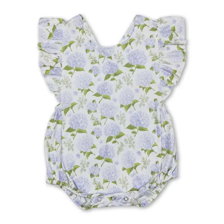 Sleeveless Floral Bubble Romper