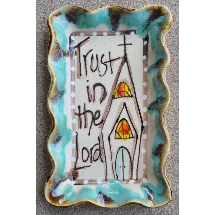 Small Rectangle Plate (Drip Church Trust)