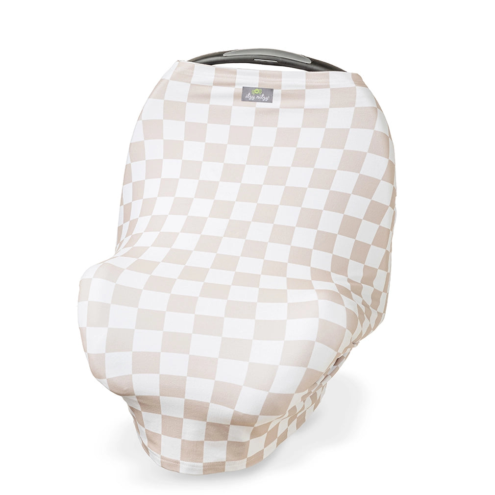 Taupe Checkerboard Mom 4 in 1 Cover