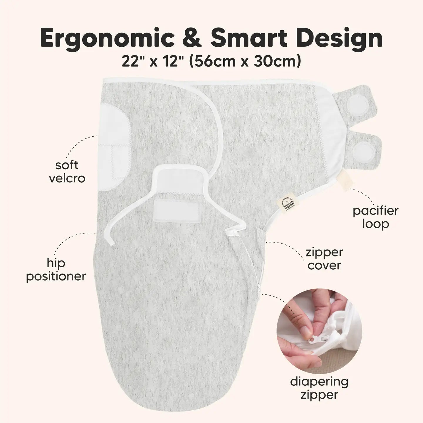 3-Pack Zippy Baby Swaddle