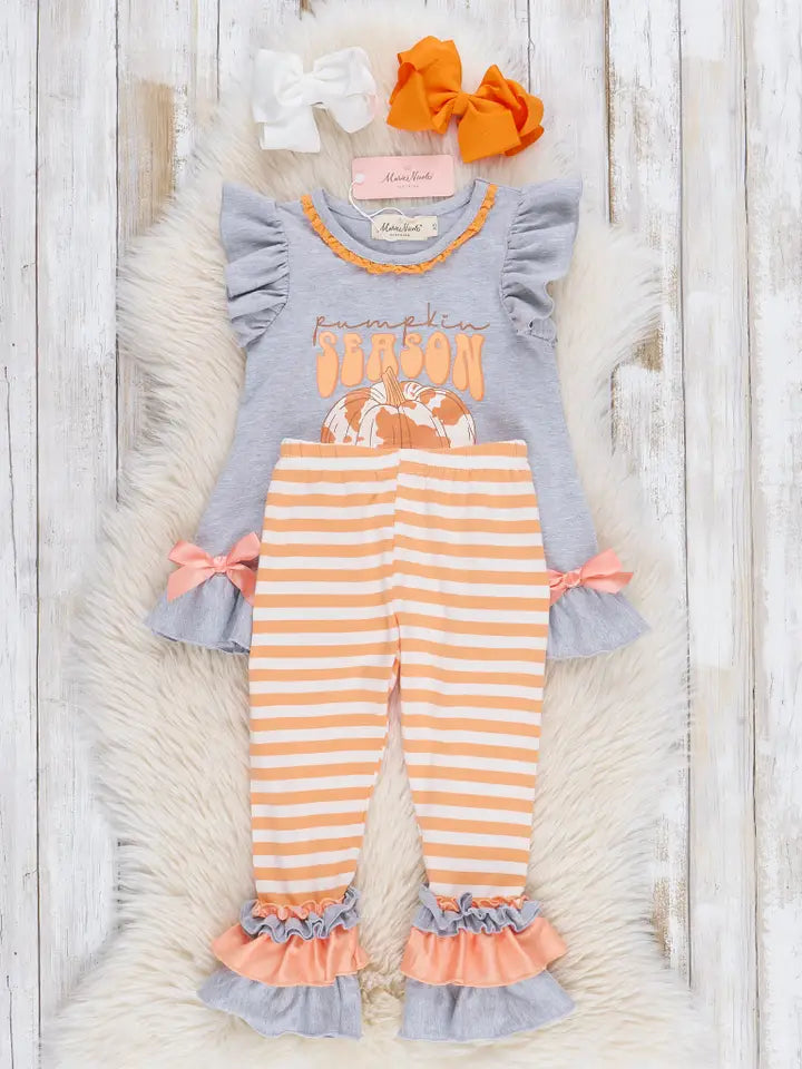 Pumpkin Season Ruffle Outfit