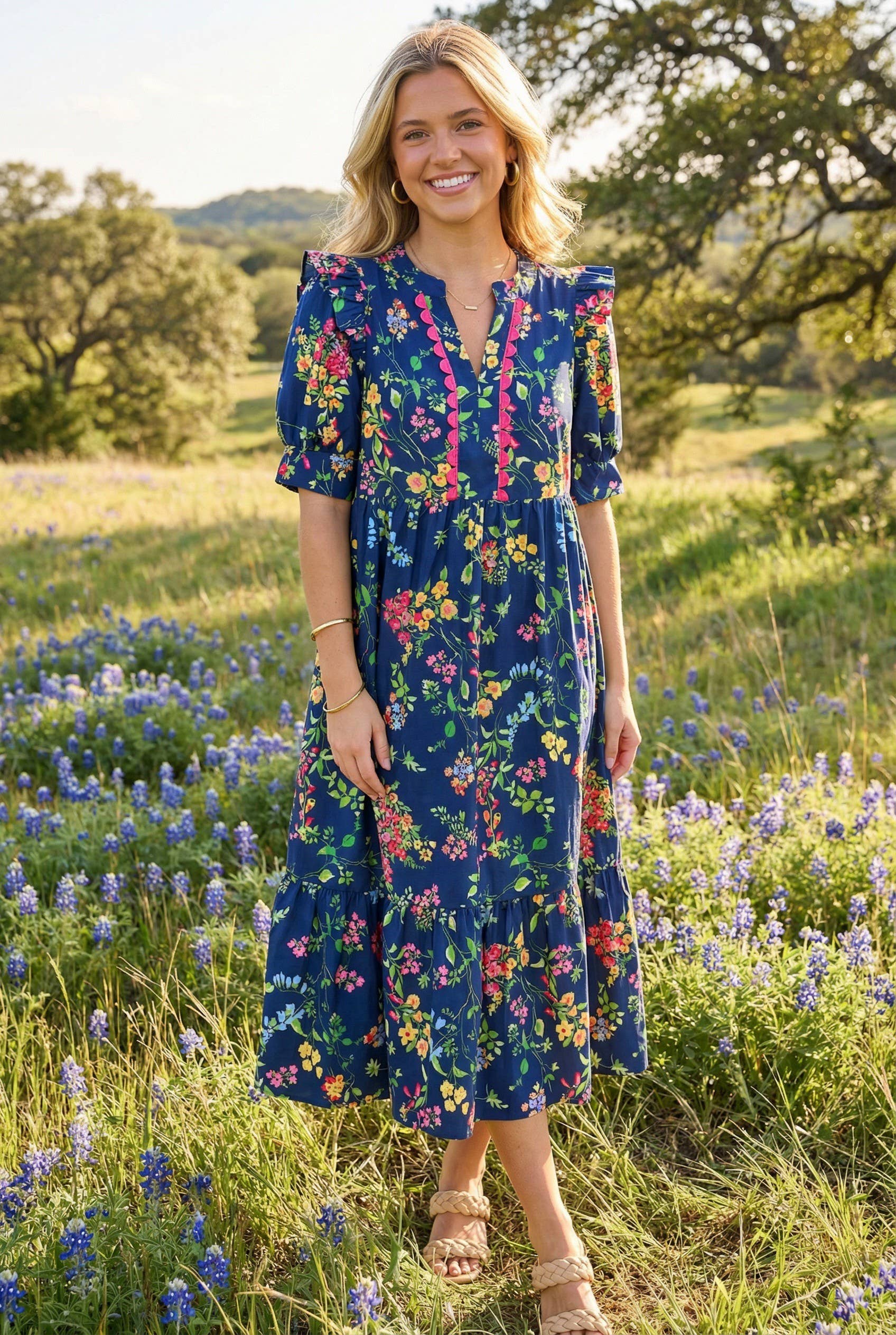 shiloh midi dress Floral Midi Dress