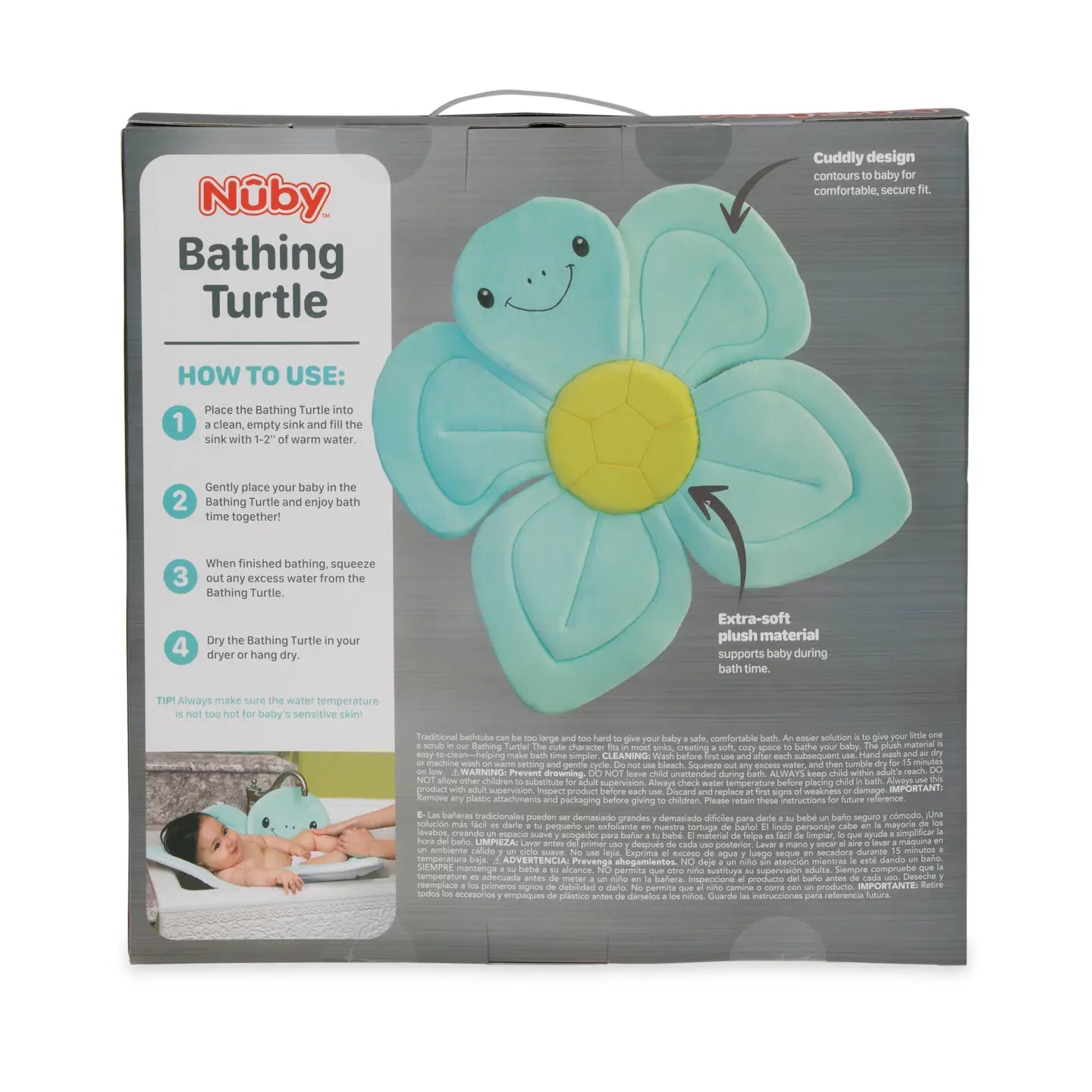 Bathing Turtle Bath Sink Insert