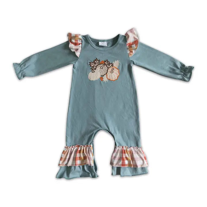 Pumpkin Embroidery Long Sleeve