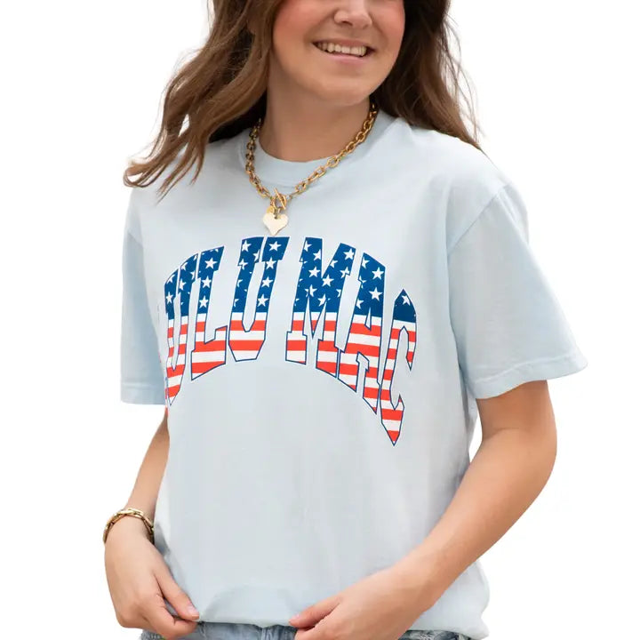 Stars & Stripes Chambray Tee