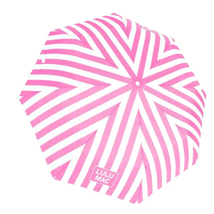 Lulu Mac Pink Stripe Umbrella