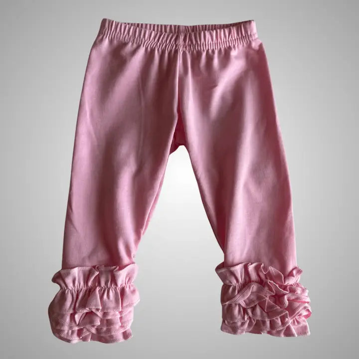 Ruffle Legging - Pink