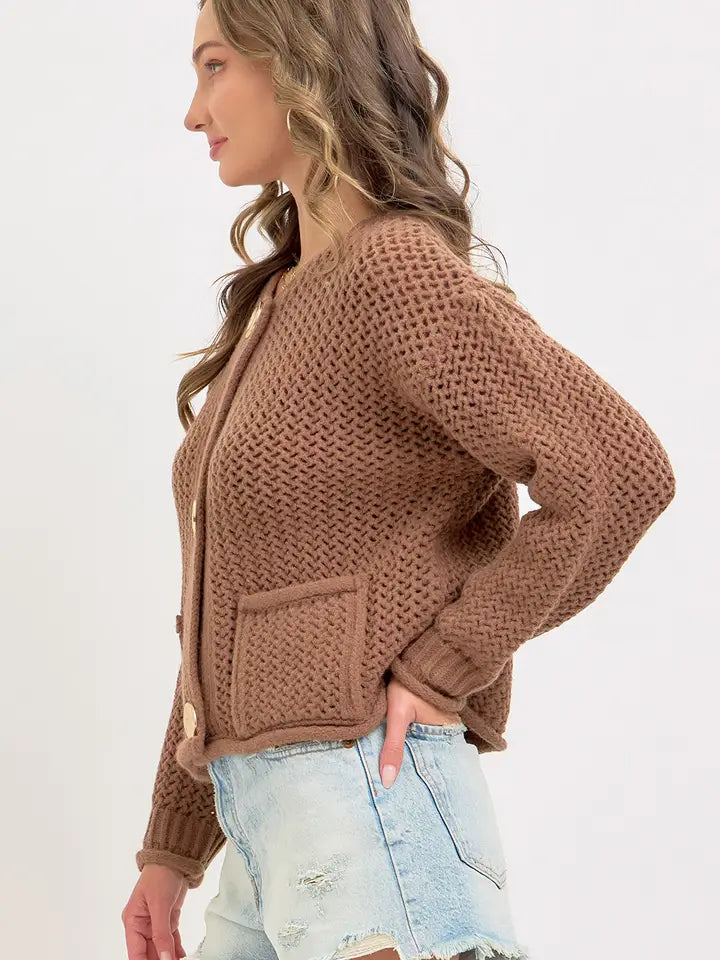 Cozy Chunky Knit Cardigan