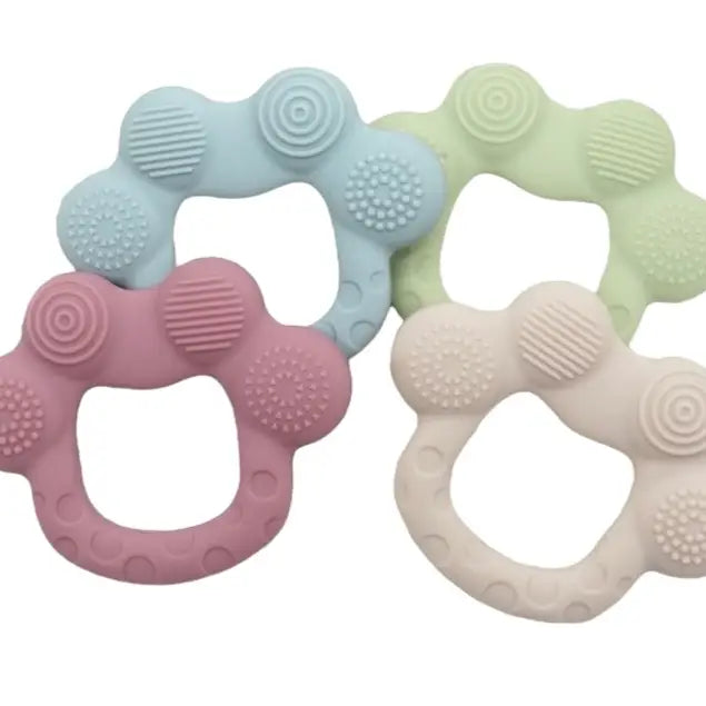 Cream Bear Paw Teether