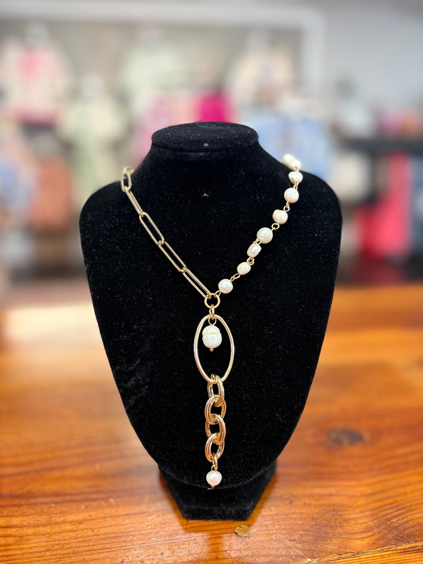 The Luxe Link Drop Necklace