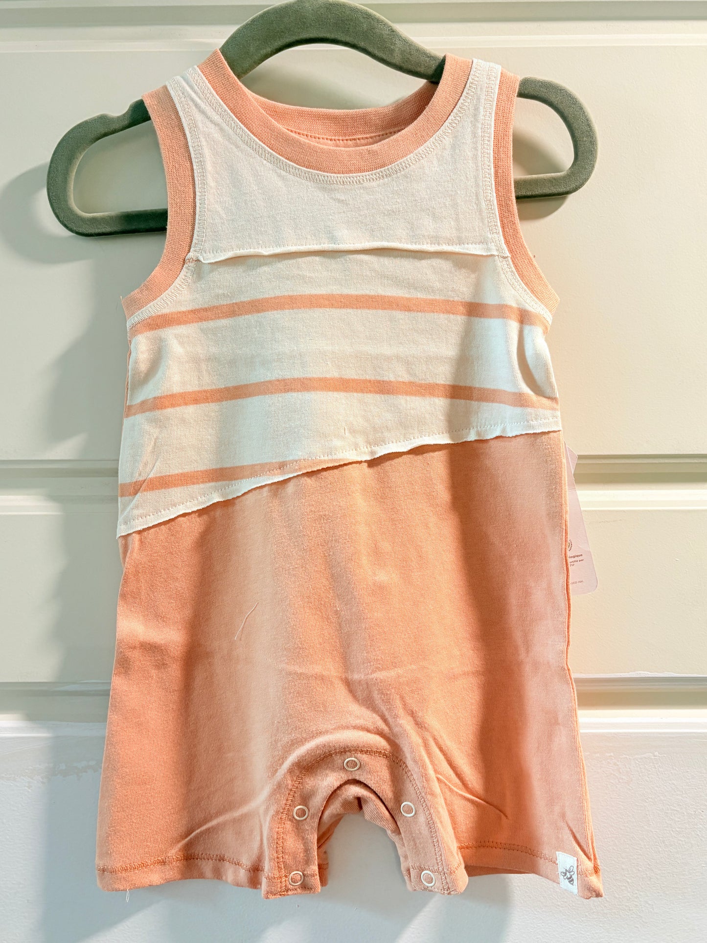 Stripe Baby Boy Romper