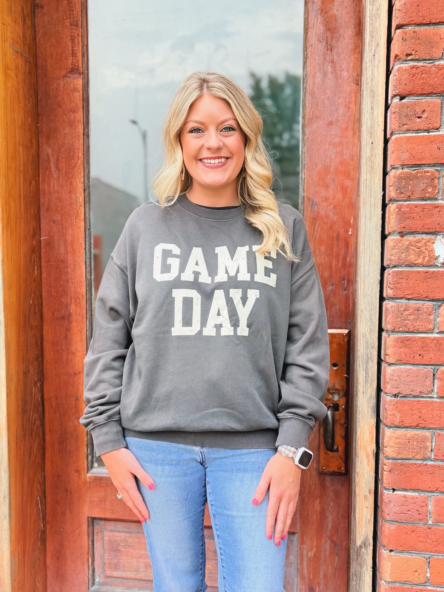 Gray Game Day Sweatshirt