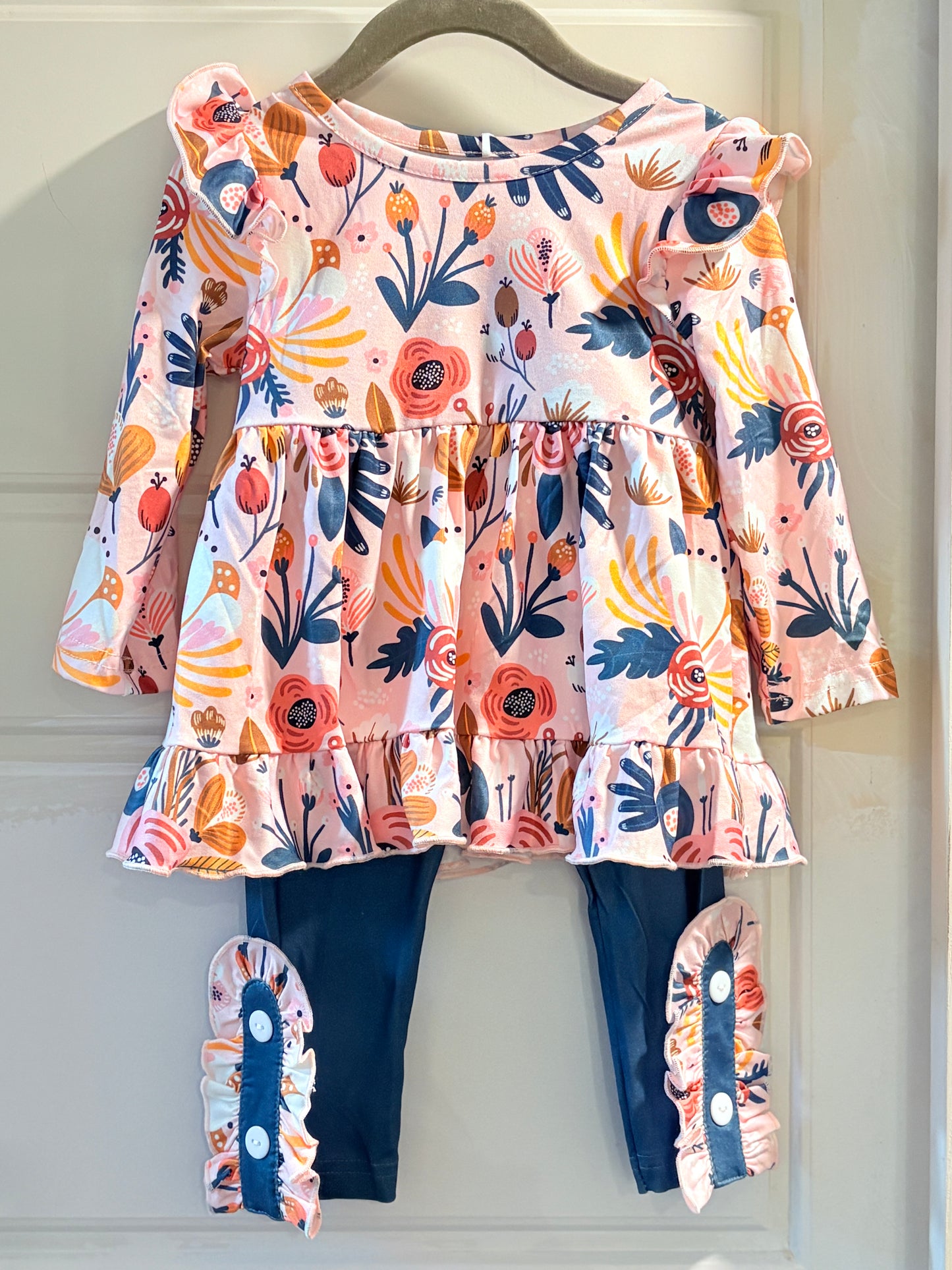 Cozy Botanicals Pants Set