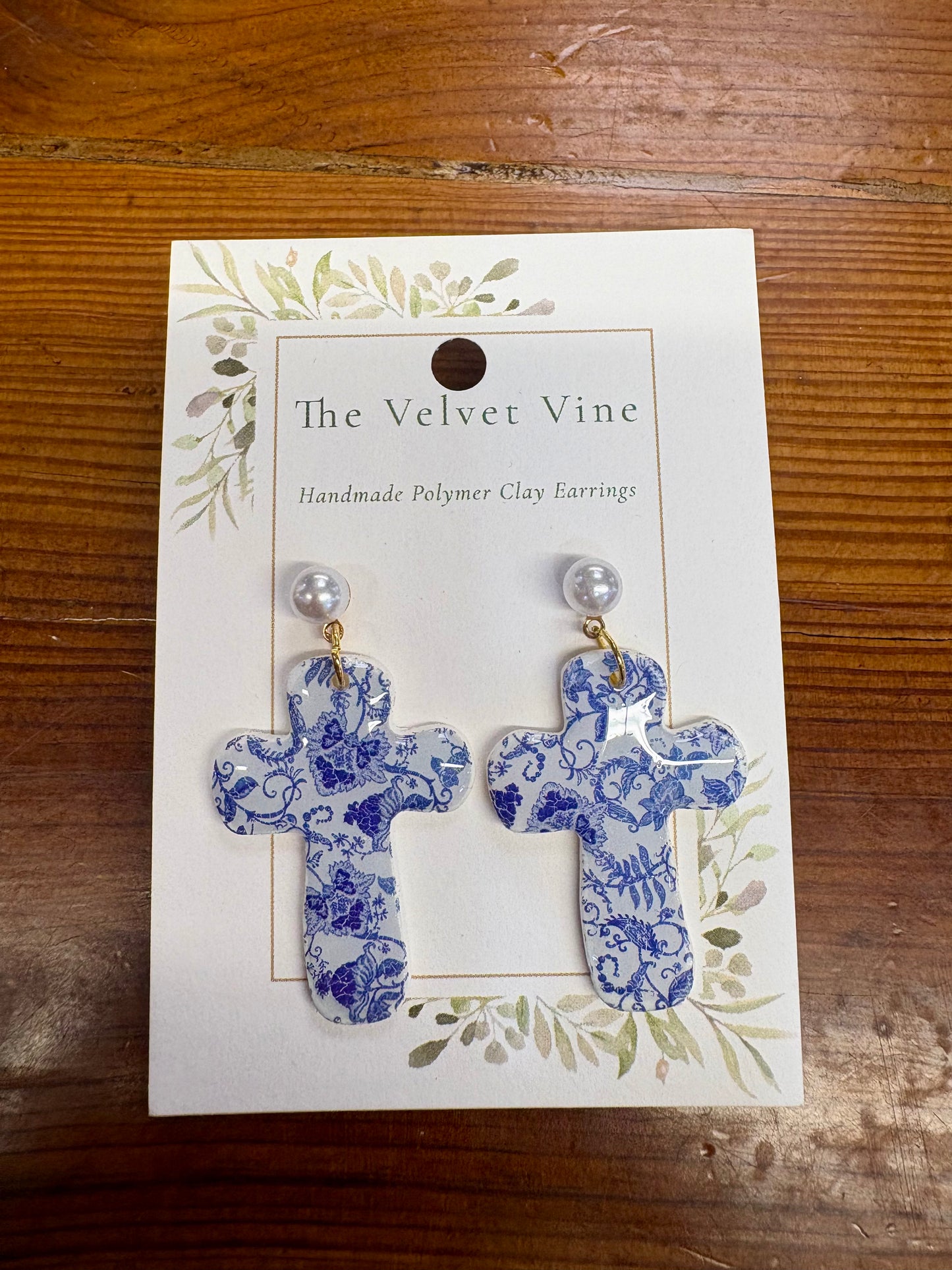 Blue Willow Cross