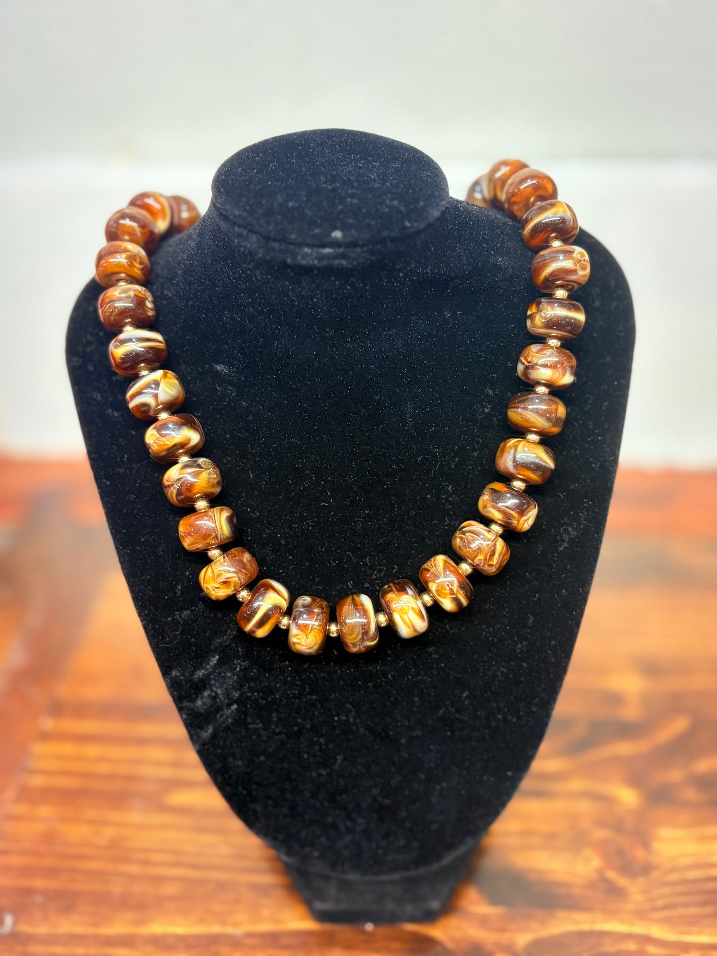 Caramel Swirl Necklace