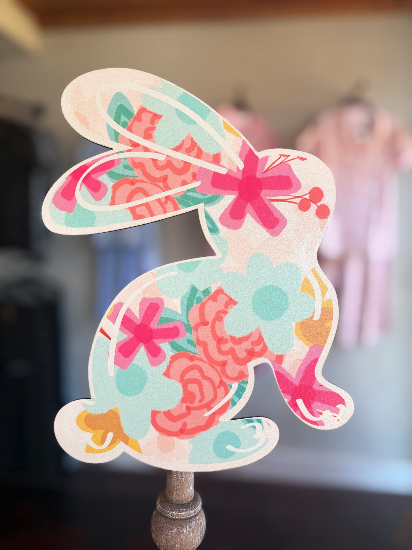 Floral Bunny Topper