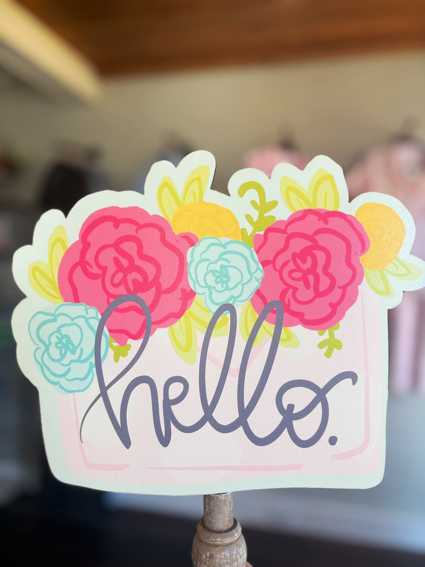 Hello Floral Topper