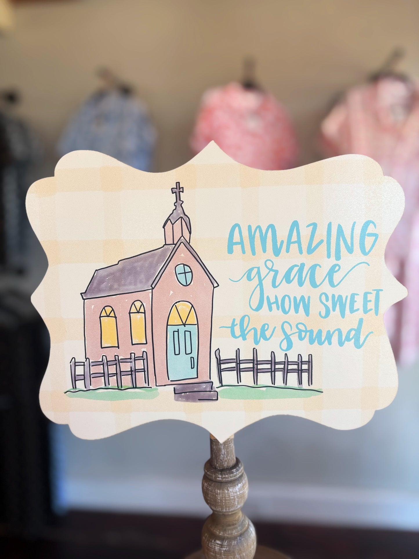 Amazing Grace Church Topper
