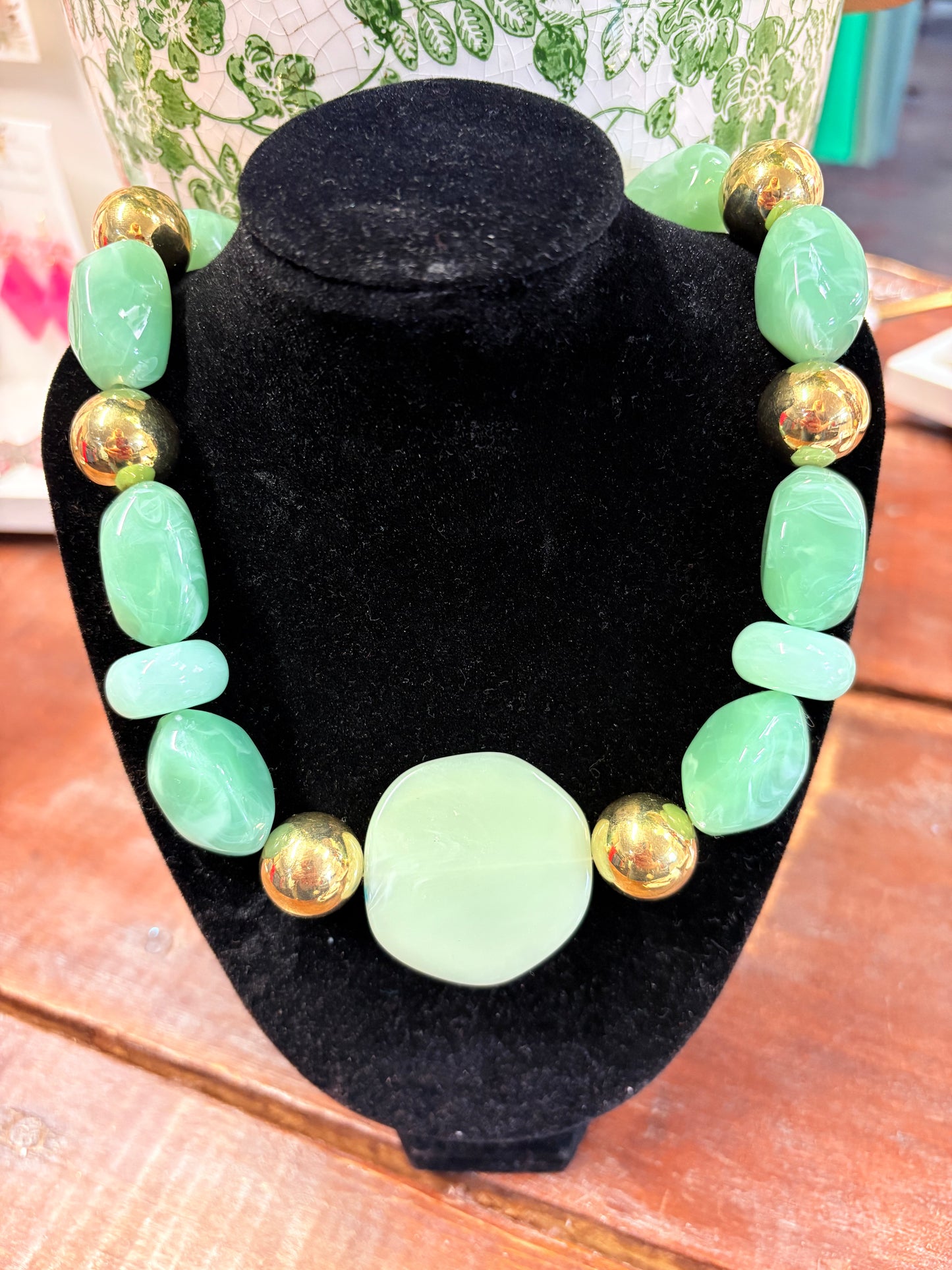 Mint Statement Necklace