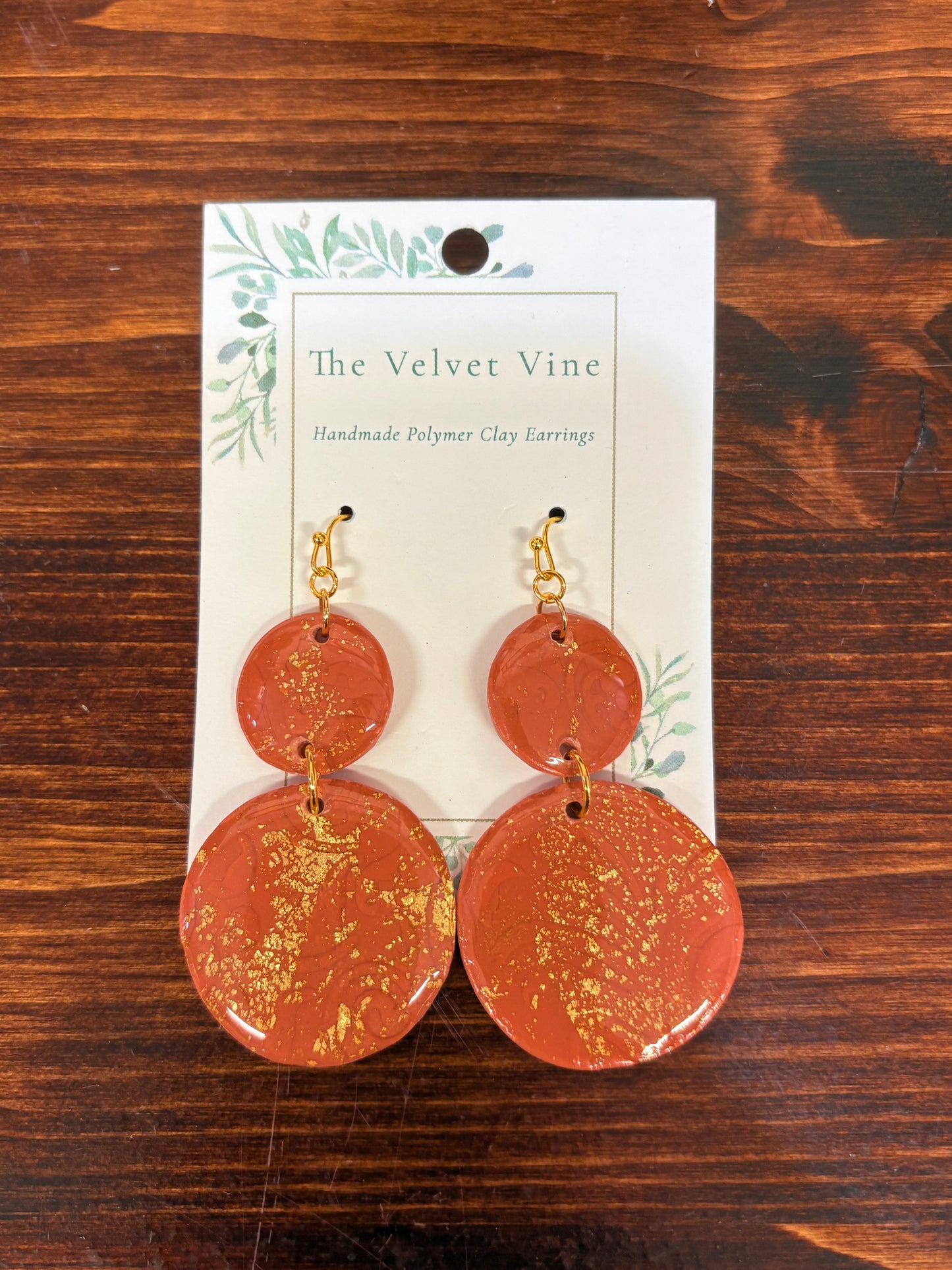 Autumn Glow Square Earrings
